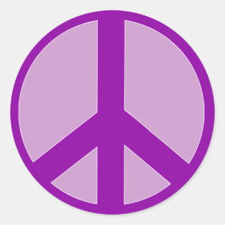 Adesivo Redondo Símbolo de Paz Roxo T shirts, Hoodies, Mugs