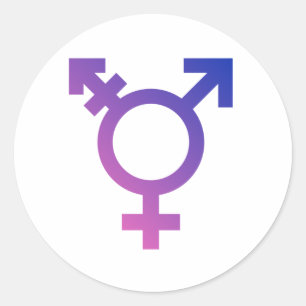 Adesivo Redondo Símbolo de Prioridade Trans
