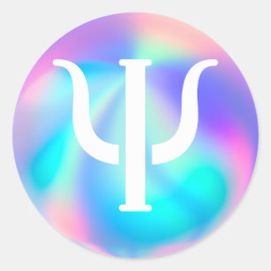 Adesivo Redondo Símbolo de psicologia
