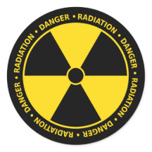 Símbolo de Radiação Amarelo e Preto