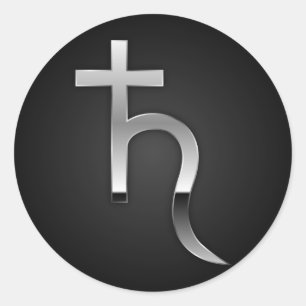 Adesivo Redondo Símbolo de Saturn