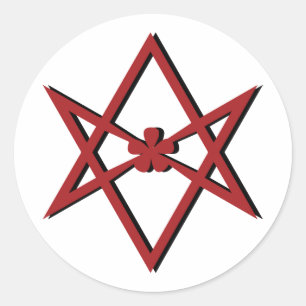 Adesivo Redondo Símbolo de Thelema