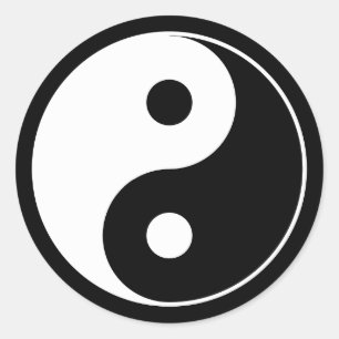 Adesivo Redondo Símbolo de Yin Yang