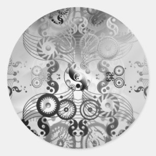Adesivo Redondo Símbolo de Yin yang