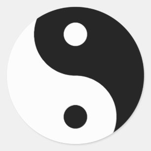 Adesivo Redondo Símbolo de Ying Yang