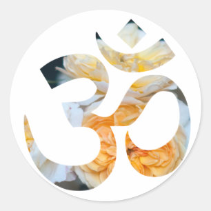 Adesivo Redondo Símbolo do OM