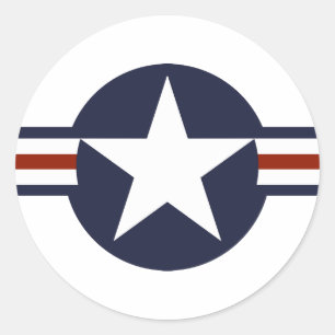 Adesivo Redondo símbolo do roundel da bandeira de país de Estado