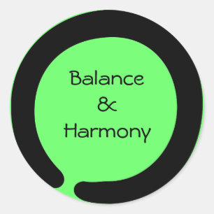 Adesivo Redondo Símbolo do zen de Enso