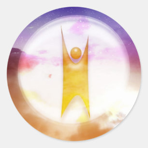 Adesivo Redondo Símbolo Humanismo