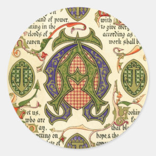 Adesivo Redondo Símbolo iluminado que descreve o festival do