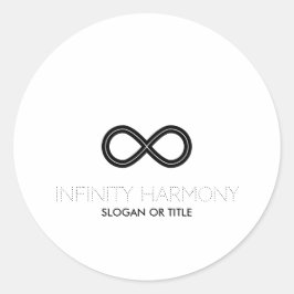 Adesivo Redondo Símbolo Infinity Harmony