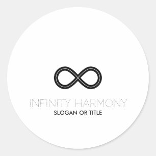 Adesivo Redondo Símbolo Infinity Harmony
