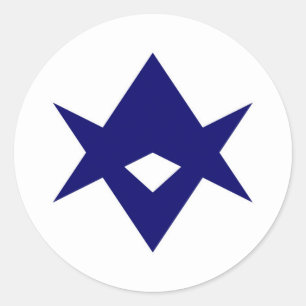 Adesivo Redondo Símbolo japão da cidade de Toyota, Ibaraki