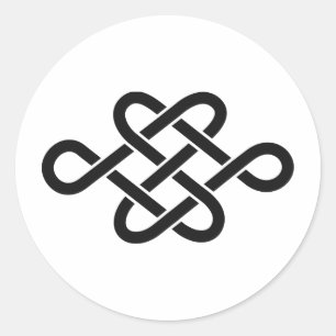 Adesivo Redondo Símbolo japonês da crista KAMON da família