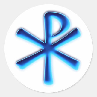 Adesivo Redondo Símbolo Jesus Cristo PX