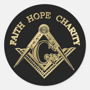 Adesivo Redondo Símbolo maçônico