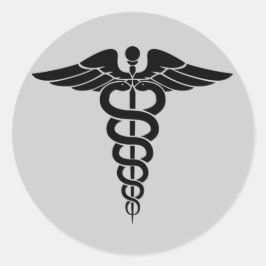 Adesivo Redondo Símbolo médico