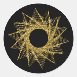 Adesivo Redondo Símbolo sagrado da geometria