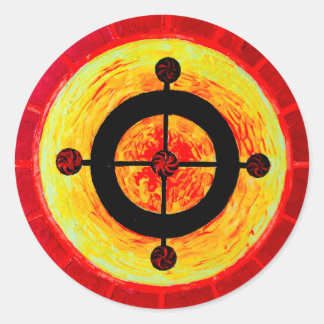 Adesivo Redondo Símbolo solar Celta