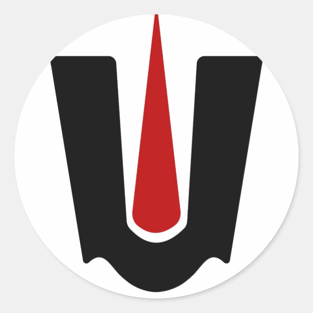 Adesivo Redondo Símbolo Tirupati Balaji (Frente)