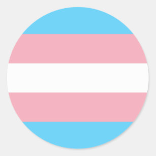 Adesivo Redondo Símbolo transgênero trans prido LGBT gay homos