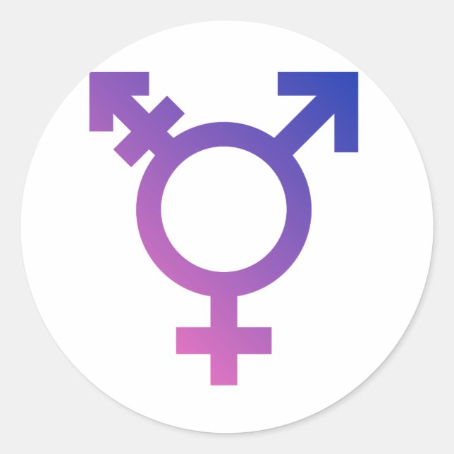 ADESIVO REDONDO SÍMBOLO UNIVERSAL TRANS (Frente)