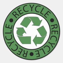 Símbolo Verde de Reciclagem Vá Verde Dia da Terra 