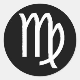 Adesivo Redondo Símbolo Virgo