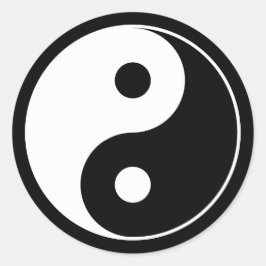 Adesivo Redondo Símbolo Yin Yang
