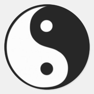 Adesivo Redondo Símbolo Yin & Yang