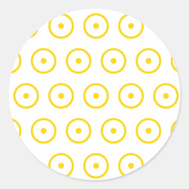 Adesivo Redondo Símbolos Astrologia Planeta Sun (Frente)