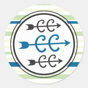 Adesivo Redondo Símbolos Correntes Entre Países - Caixas XC Azul