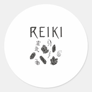 Adesivo Redondo Símbolos de Reiki  Ideias de oferta de sensibiliz