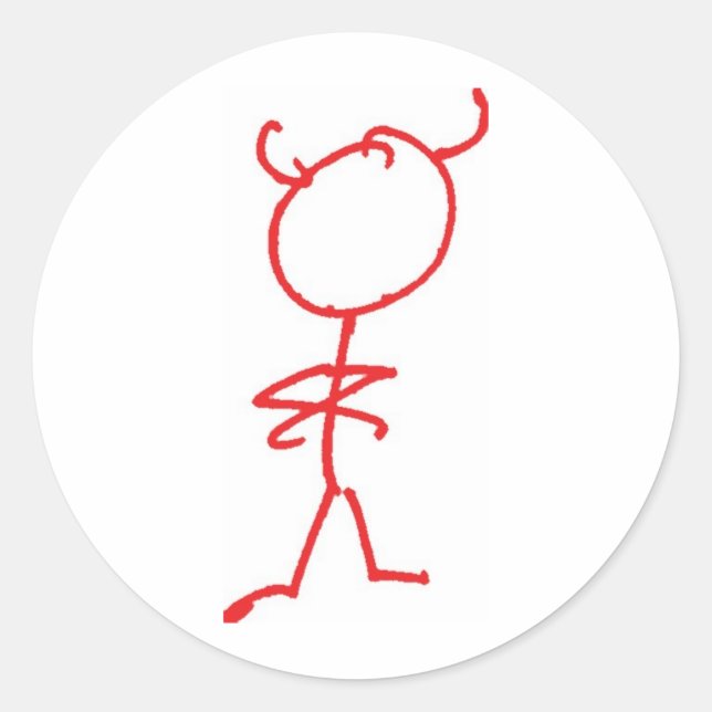 Adesivo Redondo Simon Jester (Frente)