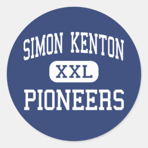 Adesivo Redondo Simon Kenton - pioneiros - alto - independência