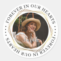 Simpatia Funeral Foto Memorial Sticker