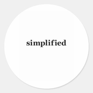 Adesivo Redondo Simpflified