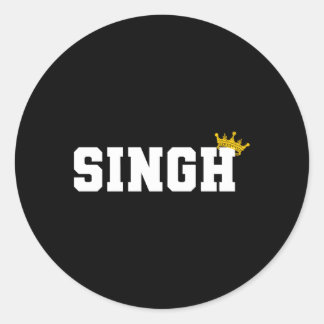 Adesivo Redondo Simple Singh Indian Punjab Punjabi Sikh