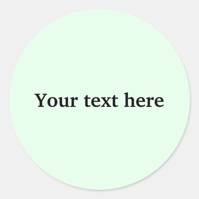 Adesivo Redondo Simples e elegante adicionar seu texto personaliza (Frente)