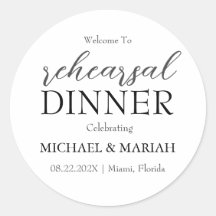 Simples Elegante A Noite Antes do Jantar de Rehear