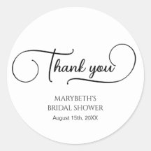 Simples Elegante Roteiro de Chuveiro de Noiva Obri