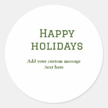 Simples feriados verdes e felizes no Natal