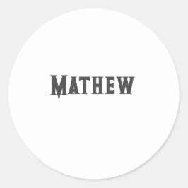 Adesivo Redondo simples letra inicial monograma adicionar sua letr