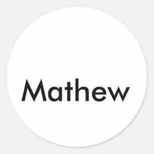 Adesivo Redondo simples letra inicial monograma adicione seu nome 