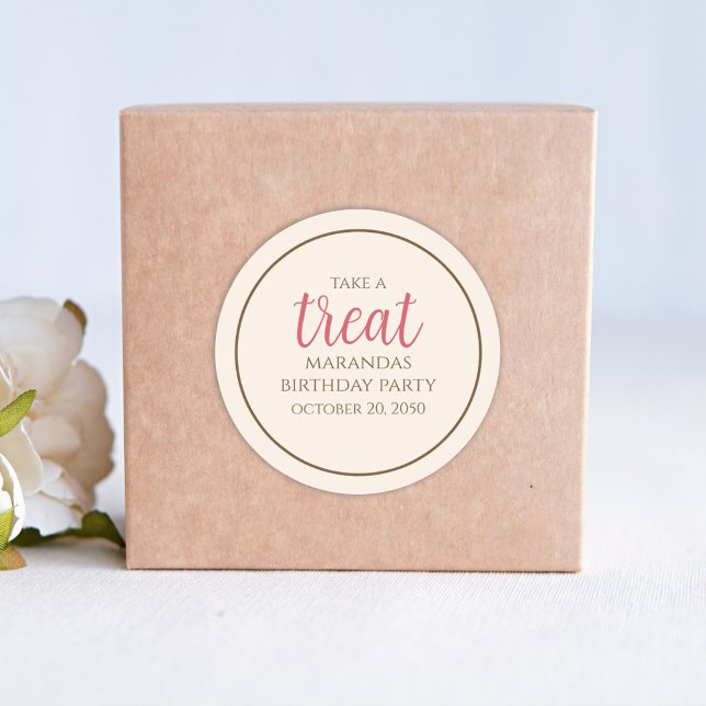 Adesivo Redondo Simples Manuscrito De Festa Bestial (Criador carregado)