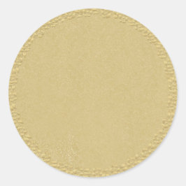 Adesivo Redondo Simples personalizável Dourado