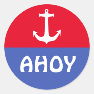 Adesivo Redondo Simples símbolos - ANCHOR + suas ideias