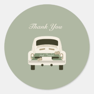 Adesivo Redondo Simples Whimsical & Fun Sticker para as placas de