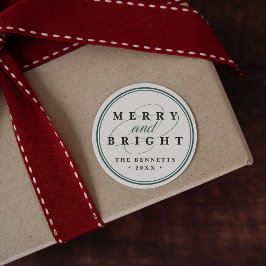 Adesivo Redondo Simplesmente Feliz | Feriado Personalizado