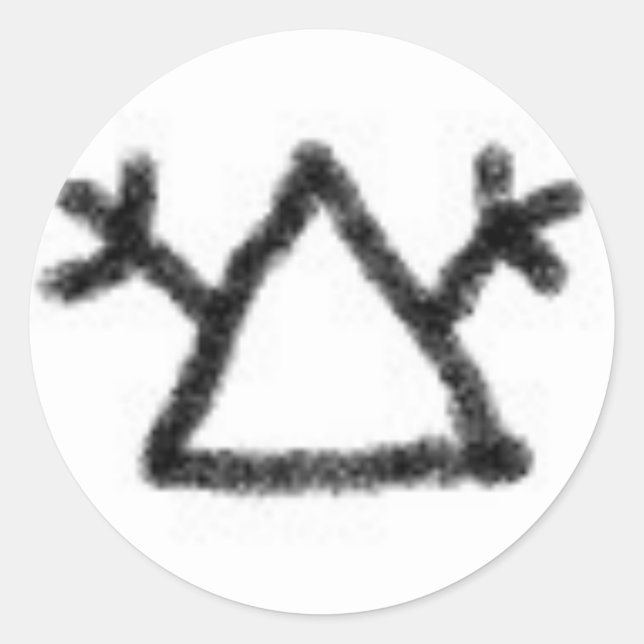 Adesivo Redondo Sinais de Hobo (Frente)